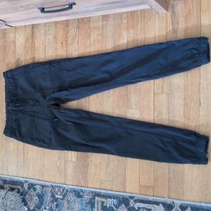 American Eagle high rise twill joggers